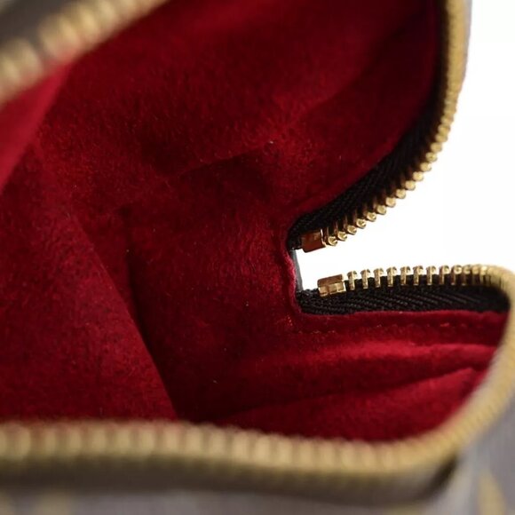 LOUIS VUITTON Trousse Wapity Pouch Bag Monogram Leather Brown M58030 65YE415 - Picture 12 of 14